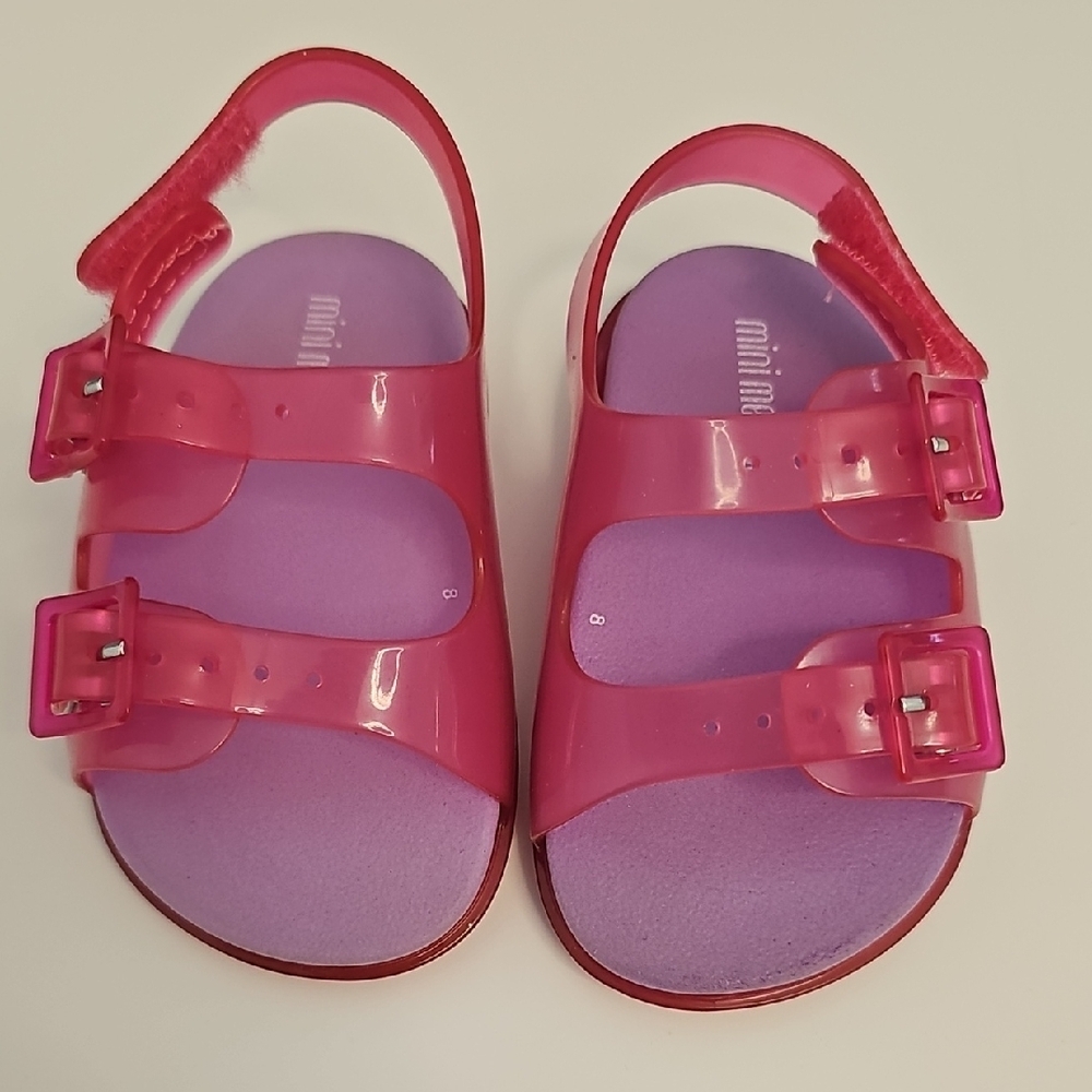 Mini Melissa Pink and Purple Sandals